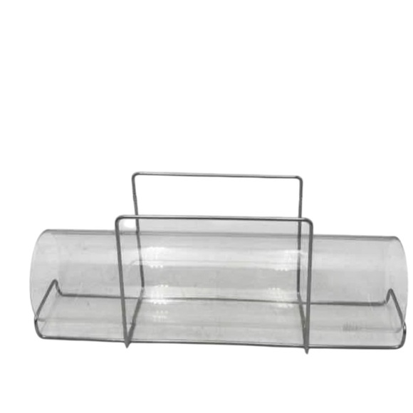 Pyrex Other - Vintage Pyrex Corning Bake A Round Bread Tube Homestead Farmhouse Glass Metal